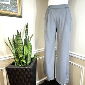 NWT Halara “Play It  My Way” High Rise Wide Leg Dove Gray Trousers Pants Medium